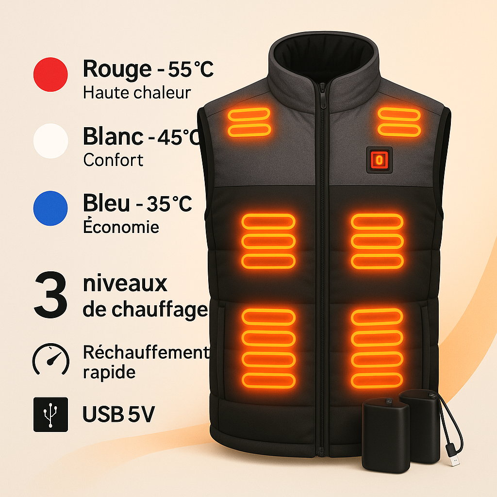 Gilet Chauffant HEATIQ™