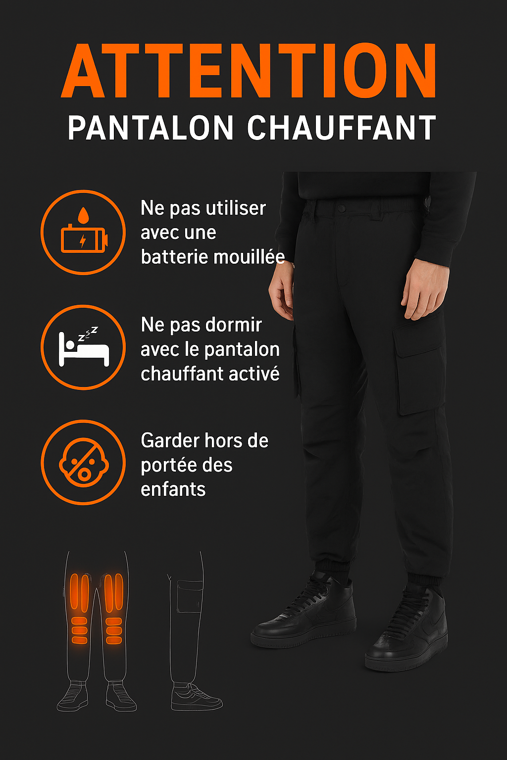 Pantalon Chauffant HEATIQ™
