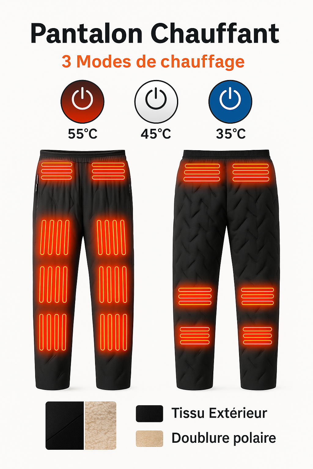 Pantalon Chauffant HEATIQ™