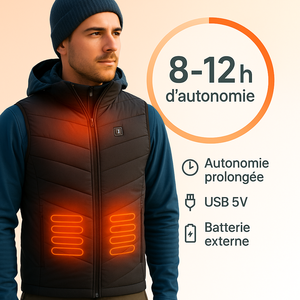 Doudoune sans manche Chauffante HEATIQ™