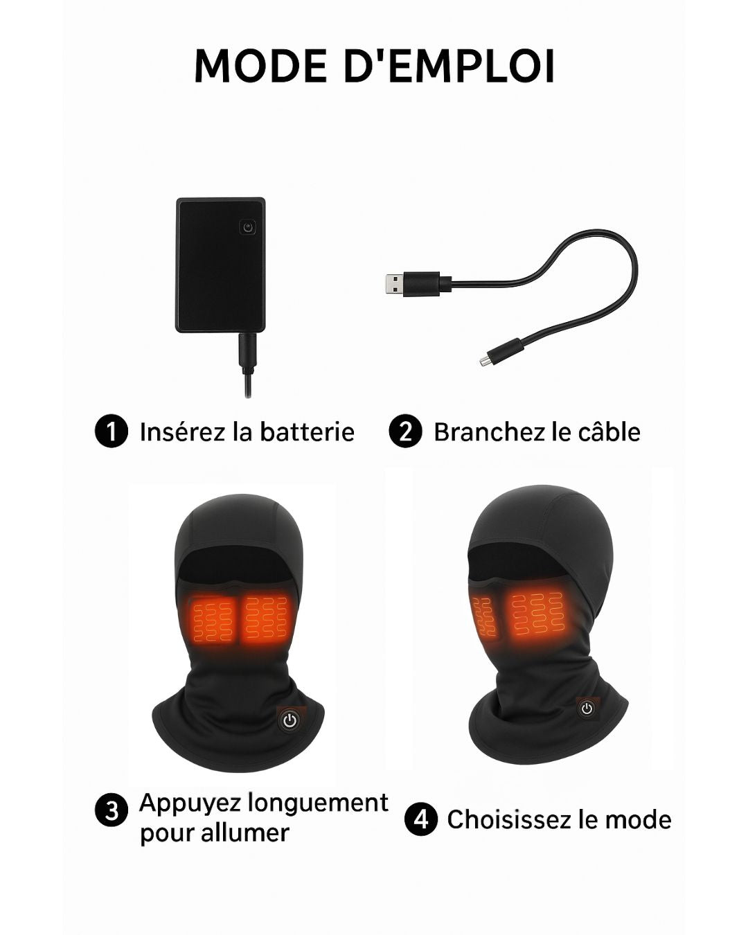 Cagoule Chauffante HEATIQ™