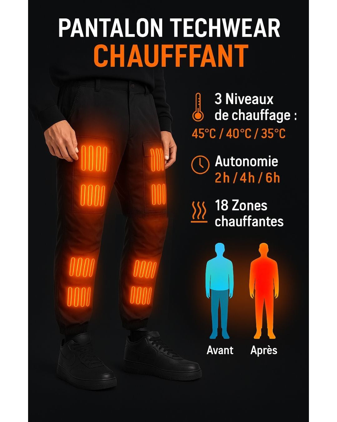 Pantalon Chauffant HEATIQ™